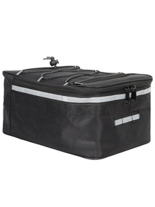 Sacoche de <span class=keywords><strong>porte</strong></span>-bagages arrière pour vélo électrique et VTT, grande capacité, imperméable, avec <span class=keywords><strong>housse</strong></span> de pluie, réfléchissante et fixation stable - Product Image 5