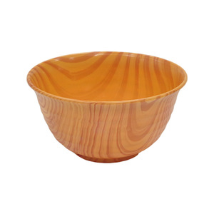 Bol en plastique imitation bois Bencircle, bol alimentaire en PP de qualité supérieure, incassable, léger, bol à mélanger, bol à salade, bol à riz, bol à soupe, bol à nouilles - Product Image 1