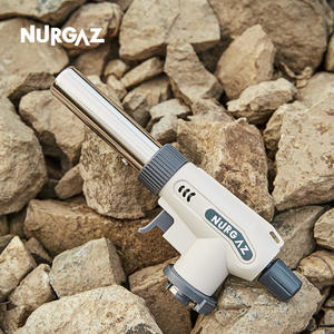 Nurgaz Lance-flammes de camping portable pour l'extérieur, allumeur à gaz avec tête de cartouche, flamme douce et forte pour le démarrage du feu - Product Image 4