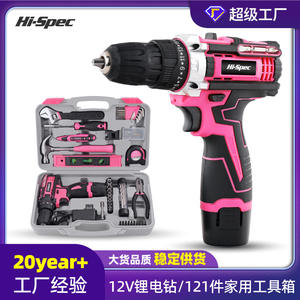 ชุดสว่านไร้สาย Tiger Power 12V แบตเตอรี่ลิเธียม แรงบิด 50 นิวตันเมตร ปรับได้ สำหรับงาน DIY ในบ้าน และงานซ่อมแซมขนาดเล็ก - Product Image 5