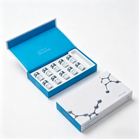 Boîte d'emballage pour stylo Peptid personnalisée avec logo imprimé, écologique, recyclable, imperméable, durable, étiquettes autocollantes, promotion 3ml