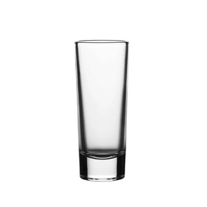 70ml Wholesale Fancy Mini Round Shot Glass Straight Clear Shot Glass With Thick Bottom For Party