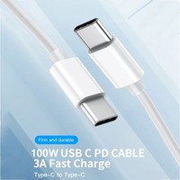 Câble USB-C vers USB-C de charge rapide en gros, PD 100W 5A avec puce E-marker pour MacBook Pro