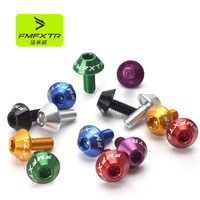 2PCS VTT bouilloire support vis En alliage D'aluminium vis M5 * 12mm Route vélo vis sont pas rouillé pièces de vélo peut être personnalisé