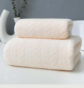 Toallas Faciales Reutilizables al por Mayor, Tejidas, Sólidas, Suaves, de Felpa de Coral, Ecológicas, de Secado Rápido, con Gran Absorbencia de Agua, 35*75cm, Unisex - Product Image 6