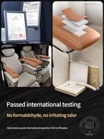 Housse de repose-bras en cuir Nappa de qualité supérieure YX, antidérapante, installation facile pour les kits intérieurs Alphard Vellfire série 40