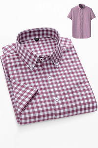 <span class=keywords><strong>Camicia</strong></span> Oxford da <span class=keywords><strong>Uomo</strong></span> 100% Cotone Tinto in Filo Antipiega con Bottoni, Fantasia Scozzese, Personalizzabile ODM, Traspirante, Eco-Friendly, Casual - Product Image 2