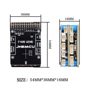 Controlador de Vuelo JHEMCU para Drones, Modelo de Avión de Plástico y Metal, Firmware Inav, BEC 8A, F405, Ala Fija para Drones de Carreras RC, Gran Venta - Product Image 6