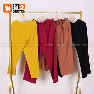 Pantaloni Casual Estivi Vintage Geryon per <span class=keywords><strong>Donna</strong></span>, Abbigliamento Usato, Vestiti di Seconda Mano, Balle da 45kg MOQ per Esportazione - Product Image 3