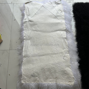 Suministro Directo de Fábrica, Alfombra de Piel de Oveja Mongola de 120x60cm, Piel de <span class=keywords><strong>Cabra</strong></span> - Product Image 6