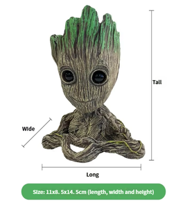 Accessoires d'aquarium-Décoration créative de <span class=keywords><strong>Groot</strong></span> d'aquarium Arbre à bulles en résine écologique Aménagements paysagers artificiels stimulant l'oxygène - Product Image 3