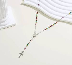 Collana religiosa in oro con pendente religioso nuovo Design - Product Image 2