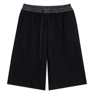 Nouveaux shorts de <span class=keywords><strong>sport</strong></span> pour hommes du fabricant OEM, détails à carreaux, pantalons de survêtement, style hip-hop urbain, coupe ample, shorts d'été, logo personnalisé, pantalons baggy - Product Image 6