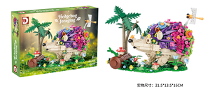 Chính hãng mô hình lớn 988 + pcs nhà máy hoa xây dựng khối Bộ Dễ Thương HEDGEHOG hoa Bộ mô hình đồ chơi ý tưởng quà tặng - Product Image 6