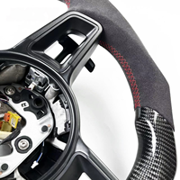 Volant sport en fibre de carbone LED personnalisé compatible avec Porsche 911 991 918 718 970 958 Panamera Macan Cayenne Cayman
