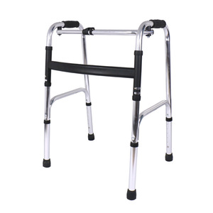Déambulateur pliant en alliage d'aluminium pour personnes âgées, aide à la rééducation et à la mobilité - Product Image 4