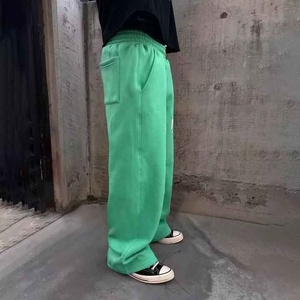 Track Jogger Stacked Pant Custom Heavyweight 500 GSM Fleece Cotton Print Logo Wide Leg <strong>Baggy</strong> Sweat <strong>Trouser</strong> Flared Sweatpants <strong>Men</strong> - Product Image 3