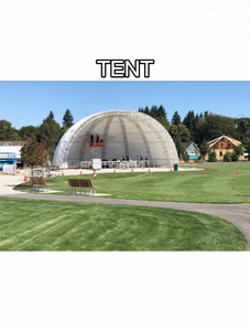 Carpa Domo Geodésica Blanca Dragonstage para Eventos al Aire Libre, 6 m de Diámetro, Material de PVC, Montaje Rápido - Product Image 4