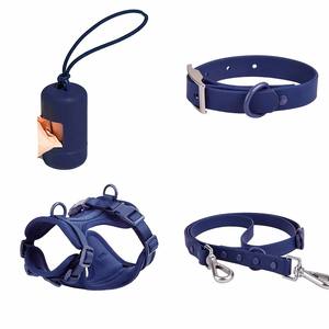 Heavy Duty Comfort Neoprene Dog <b>Harness</b> Set Personalized <b>Pet</b> Collar Reflective Leash Secure Safe All Weather Daily Use Supplies - Product Image 2
