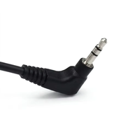 Cable de Extensión de Audio TRS de 2.5mm, Ángulo Recto de 90 Grados, Macho a Hembra, para Micrófono y Cámara, OEM de Fábrica