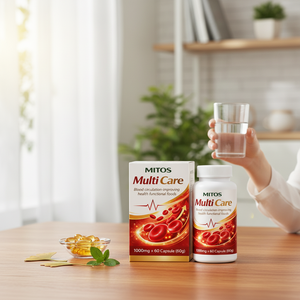 Capsules de soutien à la circulation sanguine avec Oméga 3, Ginkgo Biloba, Vitamine E, pour la santé cardiaque, usage adulte, OEM ODM pour l'exportation, Mitos Flex - Product Image 3