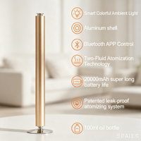 Diffuseur d'arômes pour hall d'hôtel en métal, grande surface, pulvérisateur de parfum automatique, machine d'aromathérapie intelligente, usage commercial, 100 ml