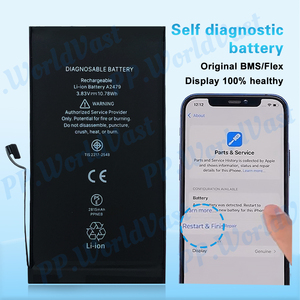 CE-Zertifizierte Diagnosebatterie für iPhone 12 13 14 15 16 Pro Max 6 7 8 Plus X XR XS 11 Original-Akkus 100% Leistung - Product Image 3
