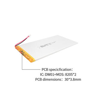 软包UFX 2872127 3.85V 4600毫安时袋锂离子电池电子设备电源组 - Product Image 3