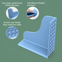 Protection anti-éclaboussures en silicone imperméable et durable pour évier, réutilisable, sans adhésif, bloqueur d'eau pour comptoir de salle de bain et évier de cuisine