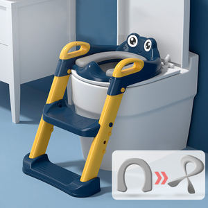 Aricare-Siège d'Entraîneur de Toilette en Plastique Solide Rose pour Bébé, Hauteur Réglable, Nettoyage Facile, Déplacement Extérieur, Durable - Product Image 6