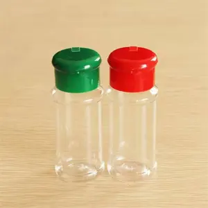 Botellas de plástico para condimentos, especias, pimienta, polvo, 2oz, 9oz