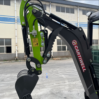 Livraison Gratuite Cartiwell Mini-Excavatrice la Plus Compacte, Machine de Terrassement à Chenilles à Prix Abordable, à Vendre