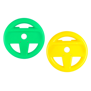 Volante simulador de conducción SWITCH 2 Dual Wheel para Joy Con 2 Verde y Amarillo VOS20002 - Product Image 2
