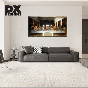 Decoración de Sala de Estar, La Última Cena, Famosos Pósters en Lienzo de <span class=keywords><strong>Da</strong></span> <span class=keywords><strong>Vinci</strong></span>, Impresiones Modernas, Cuadro de La Última Cena, Arte de Pared en Lienzo - Product Image 4