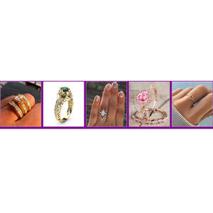 Bague géométrique F282 en argent sterling 925 avec améthyste taille poire sertie à griffes, bijou unisexe, cadeau - Product Image 6