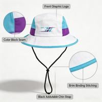 Chapeau Bob en Jean Personnalisé de Qualité Supérieure, Protection UV, Performance, Tendance, Logo Imprimé, Idéal pour la Pêche, les Loisirs et les Voyages