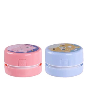 Dingb Mini Desktop <b>Vacuum</b> Cleaner Battery Operated Portable <b>Keyboard</b> Cleaner Blue And Pink 0.2L Capacity - Product Image 5