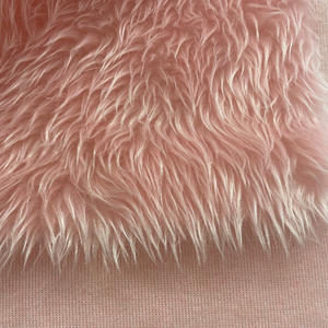 <span class=keywords><strong>Precio</strong></span> de fábrica Sólido 90mm Amarillo <span class=keywords><strong>Pelo</strong></span> <span class=keywords><strong>largo</strong></span> Pila Piel sintética Artificial Suave <span class=keywords><strong>Tela</strong></span> de piel de moda para ropa - Product Image 4