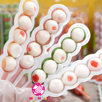 Bonbons en gros saveur fruitée, sucettes moelleuses, bonbons gélifiés en forme de gourde, fourrés à la confiture, enrobés de sucre