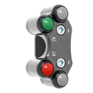 Interrupteur de guidon gauche pour Aprilia Tuono 660 (Titane) - Product Image 3