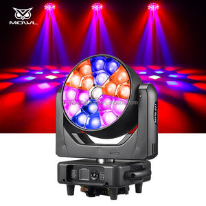 Haute puissance abeille oeil tête mobile 19*40W K15 LED Zoom lavage tête mobile lumière Rotation lentille grand abeille oeil pour événement fête <span class=keywords><strong>Disco</strong></span> - Product Image 2