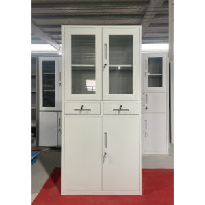 Armoire de classement ignifuge en acier A4 de haute qualité, design moderne, 2 tiroirs, serrure à clé, pour école, bureau, salle de sport, chambre, cuisine, salle à manger - Product Image 1