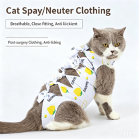 Combinaison de récupération post-chirurgie pour chats et chiens, vêtement anti-léchage pour la protection des plaies
