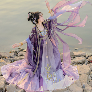 Cổ Tích Trung Quốc Hanfu ăn mặc nữ tang phong cách váy cho cô gái truyền thống Trung Quốc quần áo - Product Image 2