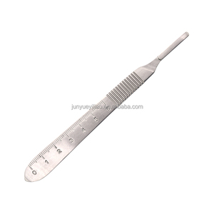 China GZJY Marca Instrumentos quirúrgicos básicos de acero inoxidable Fuente de alimentación manual #3 Mango de hoja de bisturí de alta temperatura - Product Image 4