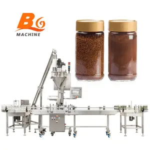 Automatic Spice Talcum Milk Coffee Powder Jar Bottle Packing Bottling Filling Equipment Machine