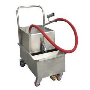 Nouveau chariot filtrant à <span class=keywords><strong>huile</strong></span> de cuisson portable SURRI en acier inoxydable 33L pour <span class=keywords><strong>friteuse</strong></span> <span class=keywords><strong>avec</strong></span> une efficacité de 99% - Product Image 2