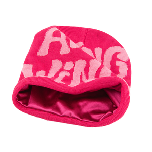 Nuevo Gorro de Punto Jacquard de Fibra Acrílica de Diseño Moderno Y2K, Gorro de Invierno Cálido con Letras Bordadas Personalizadas, Estilo de Imagen Moderno - Product Image 5