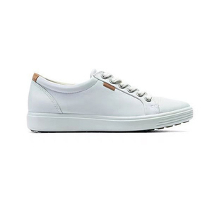 Men's Genuine Leather Board <strong>Shoes</strong> Comfortable Hundred Flip White Sneakers Lace-up <strong>Flat</strong> Casual <strong>Shoes</strong> - Product Image 6