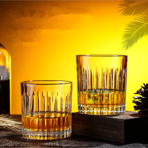 Phong cách Nhật Bản không chì bia Stein cốc thủy tinh Hướng dẫn sử dụng thiết kế nghệ thuật búa đáy dày để phục vụ bia Whisky Brandy - Product Image 3